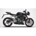 ZARD "SHORT" Slip-on Exhaust system for Triumph Street Triple 765 S / R / RS (17-19)